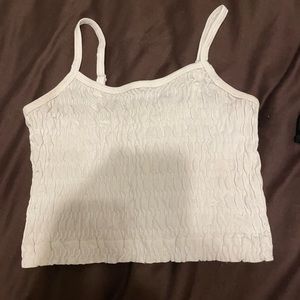 Boutique white crop tank